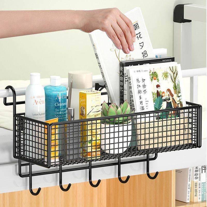 床头置物架宿舍床边挂篮床上悬挂收纳寝室上铺好物挂钩置物篮,收纳整理,书桌收纳置物架,淘宝优惠券,粉丝福利购,淘宝优惠卷