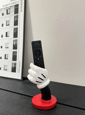 创意米奇手套米奇手持花瓶化妆刷桌面遥控器存储装饰品桌面个性化