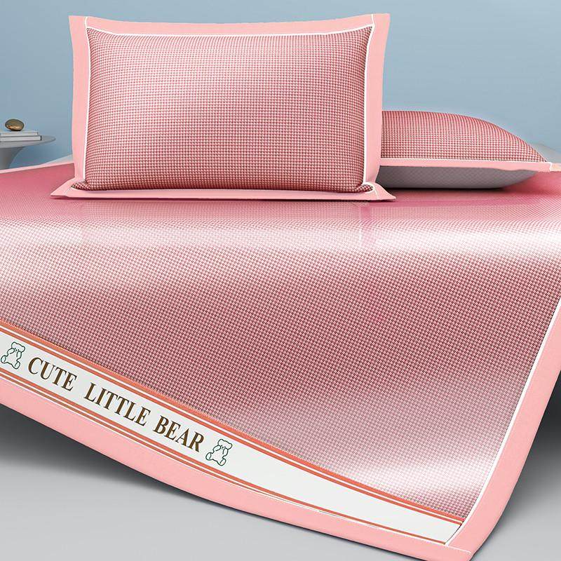 夏季凉席冰丝席可水洗2024床单款单人三件套学生宿舍空调席子舒适,床上用品,冰丝席,淘宝优惠券,粉丝福利购,淘宝优惠卷