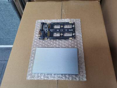 SFF-8654转M.2 2280 NVMe外接显卡转接板电脑扩充硬体