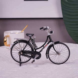 壁橱老式 饰品小摆件 复古二八大杠自行车模型8090年代怀旧老物件装
