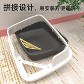 猫咪用品大全套新手养猫套装 猫砂盆超大号猫厕所猫沙盆子沙盘猫碗