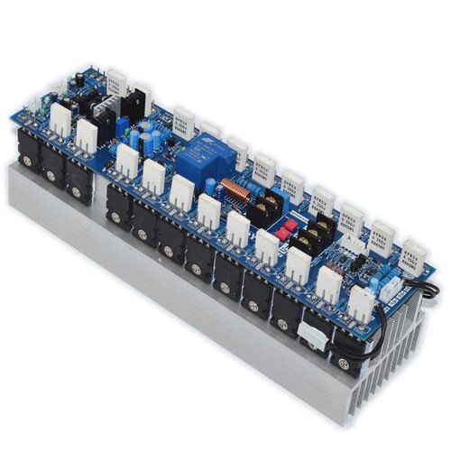 专业舞台单声道功放板 V24大功率进口管设计 HIFI发烧级1500W音响