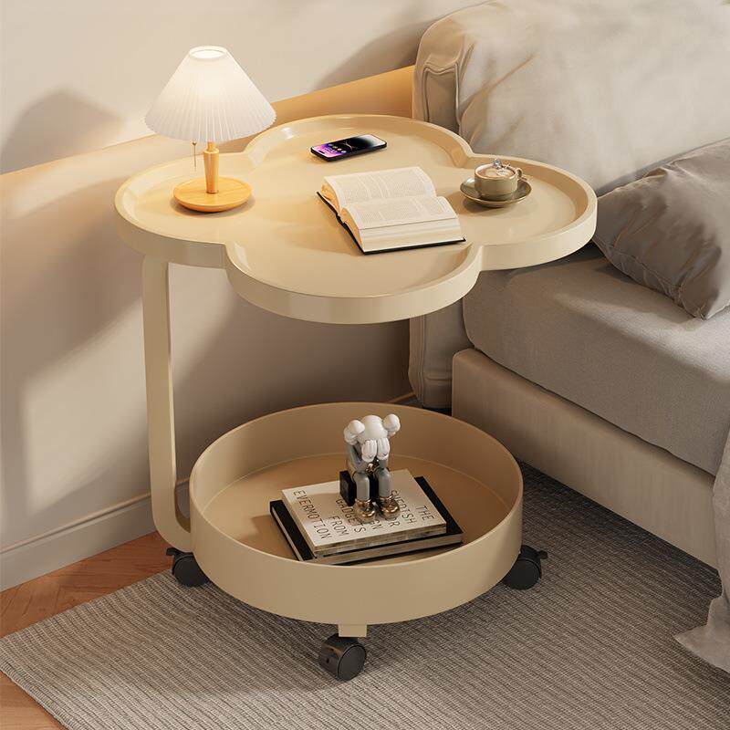 爆款沙发边几简约小茶几卧室床头柜小型床头置物架铁艺可移动边几