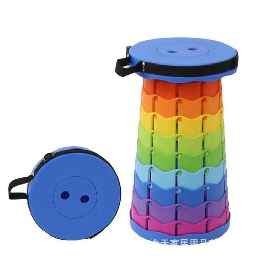 野营折叠凳简易便携式高马扎户外椅钓鱼伸缩凳网红可调节伸缩座椅