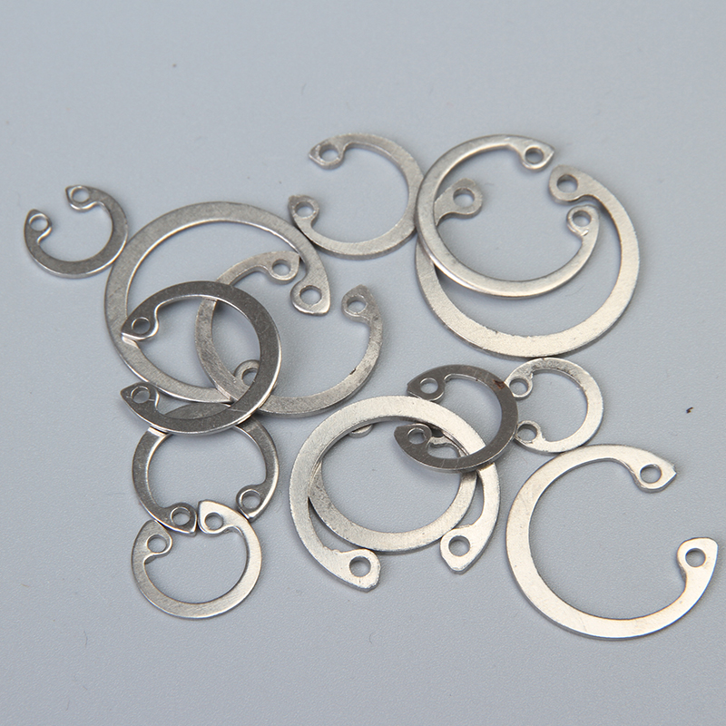 304不锈钢国标GB893孔用弹性挡圈内卡孔卡簧垫圈C型卡环M8-M90