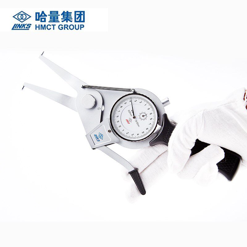 哈量正品带表内卡规15-35 内卡钳 内槽卡规 合金钢侧头