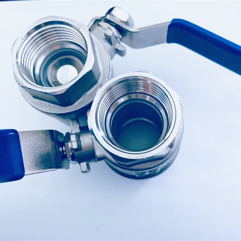 201 304不锈钢二片式球阀阀门 直通式轻型Q11F-16DN15 6分1寸2寸