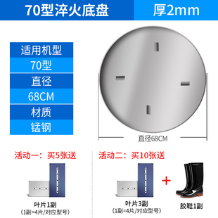 加厚 抹平机圆盘配件 水泥路面地坪抹光机磨盘 磨光机底盘电抹子