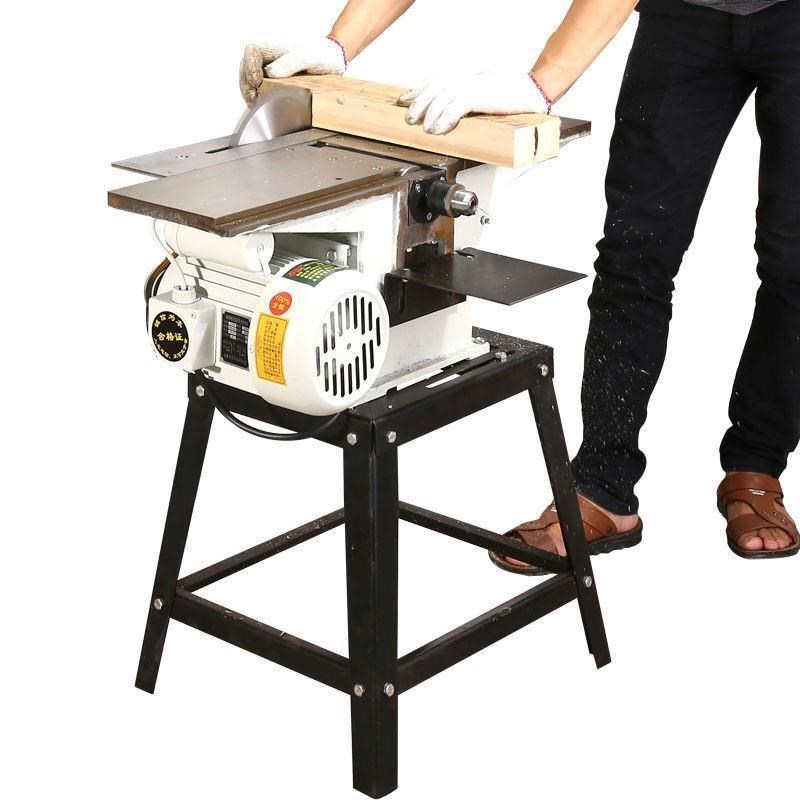 电锯多功能家用台式木工机床电刨子平刨台锯新款刨床三合一木工刨