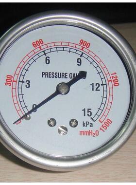 0-10kpa 1000MMH2O压力表零售现货秒发质保一年