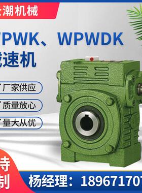 功能型蜗轮蜗速变机杆 WPWK涡轮蜗杆减速机 WPWDK减速机