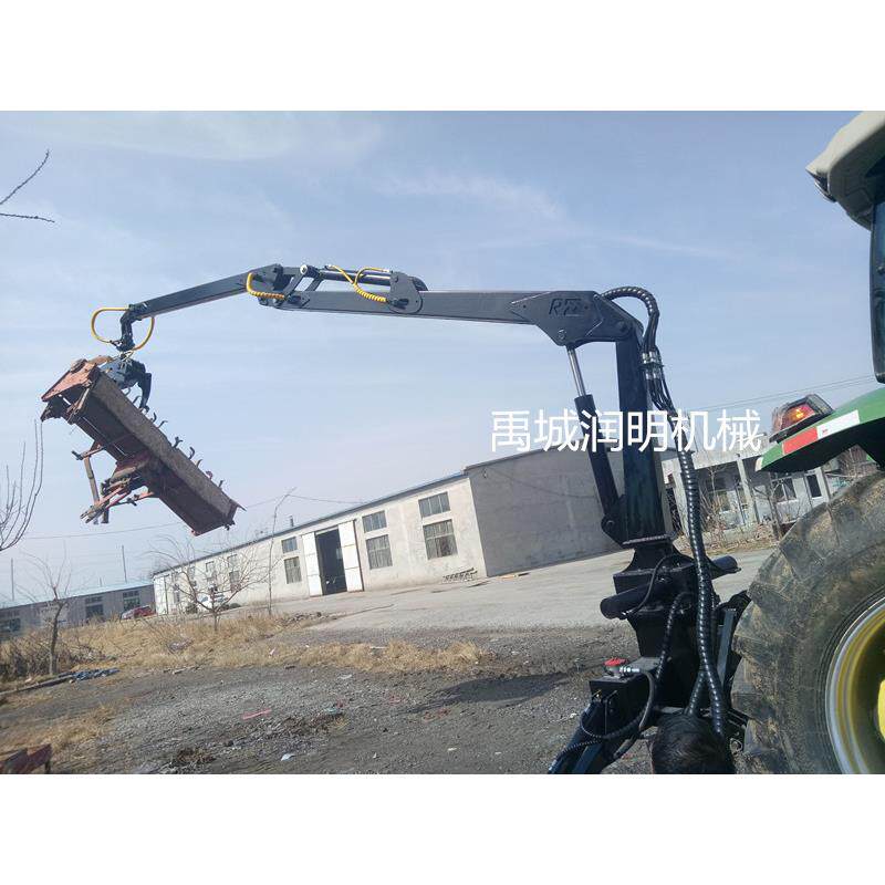 新型抓木机 抓木机拖车 拖拉机抓木机 农业林业抓木机设备