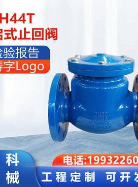 国标英标旋启式止回阀H44T德标日标美标铸铁升降式法兰止回阀