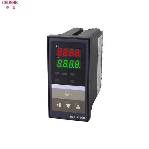 温控仪REX-C400温度范u围0-400AC220V温度控制器 数显