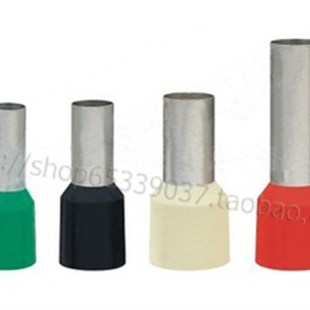 优质紫铜管形尼龙预绝缘端子EVN6010接线I端子6.0平方铜管 1000只