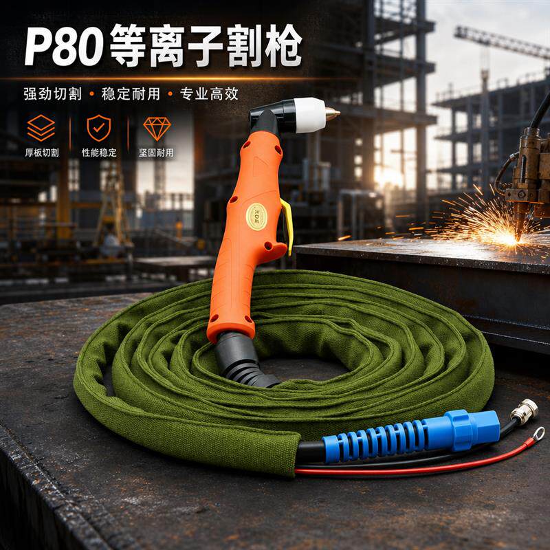 电浆割枪p80g全套lgk80/100切割机配件电浆防火套切割把线总成