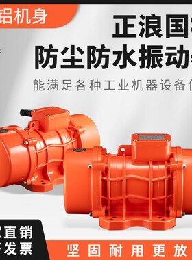 三相防尘防水振动器MV100/200/300J工业震动马达筛下料仓振动电机
