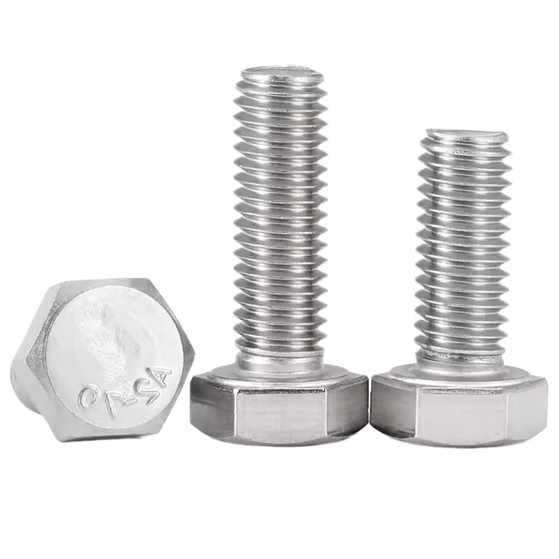 304不锈钢反牙外六l角螺丝加长左旋螺栓反丝螺杆M4M5M6M8101214M1