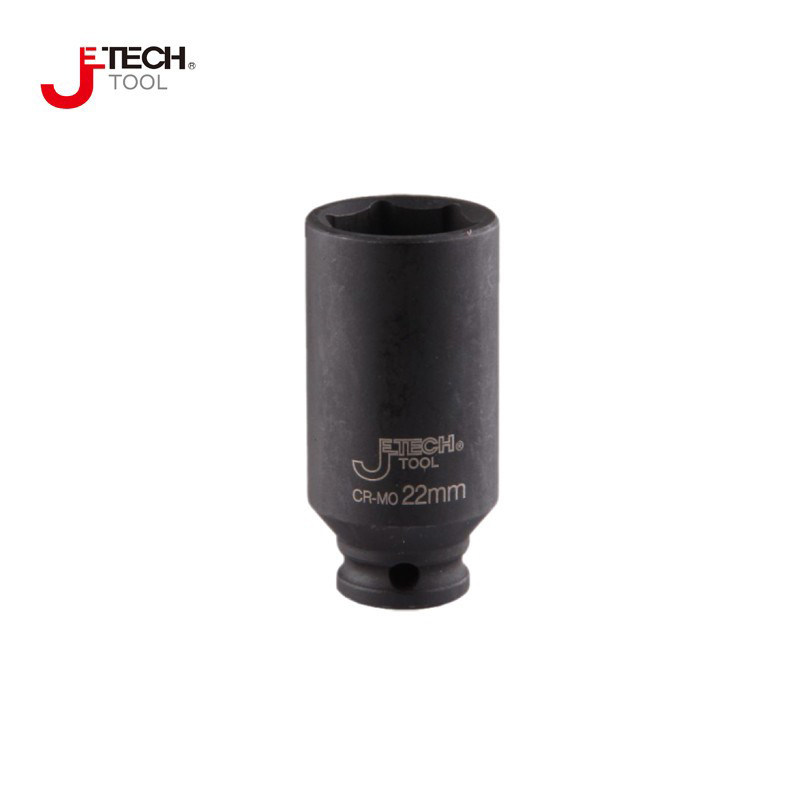 捷科3/8英寸风动加长y套筒铬钼钢风炮专用六角工具