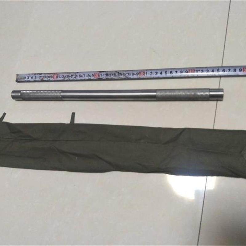 包邮军迷三棱螺丝固定手柄改装白钢配件五金半头盔筒空组合管