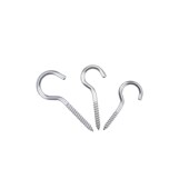 304不锈钢挂钩灯钩带圈吊环问号勾带304膨胀管R轻型砖墙挂灯笼勾