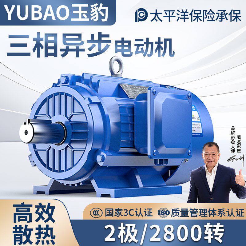 三相异步电动机 2极0.75/1.5/2.2/3/4/5.J5/7.5KW高速国标380V电