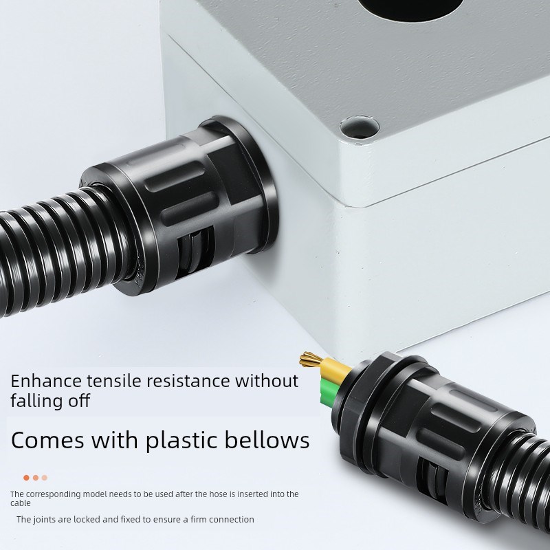 加厚Peb波纹管穿线管保护套汽车线束开管黑色25