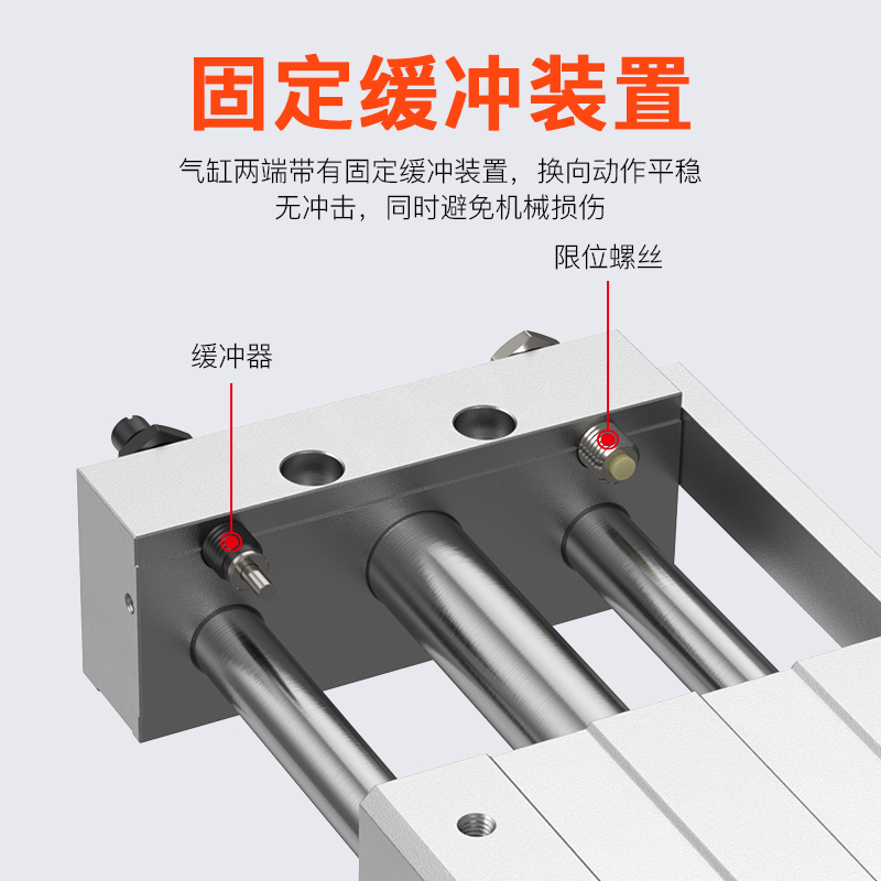 亚德客型磁偶式无杆气缸RMTL16/10/20/25X32N/40-150SA带导轨滑台