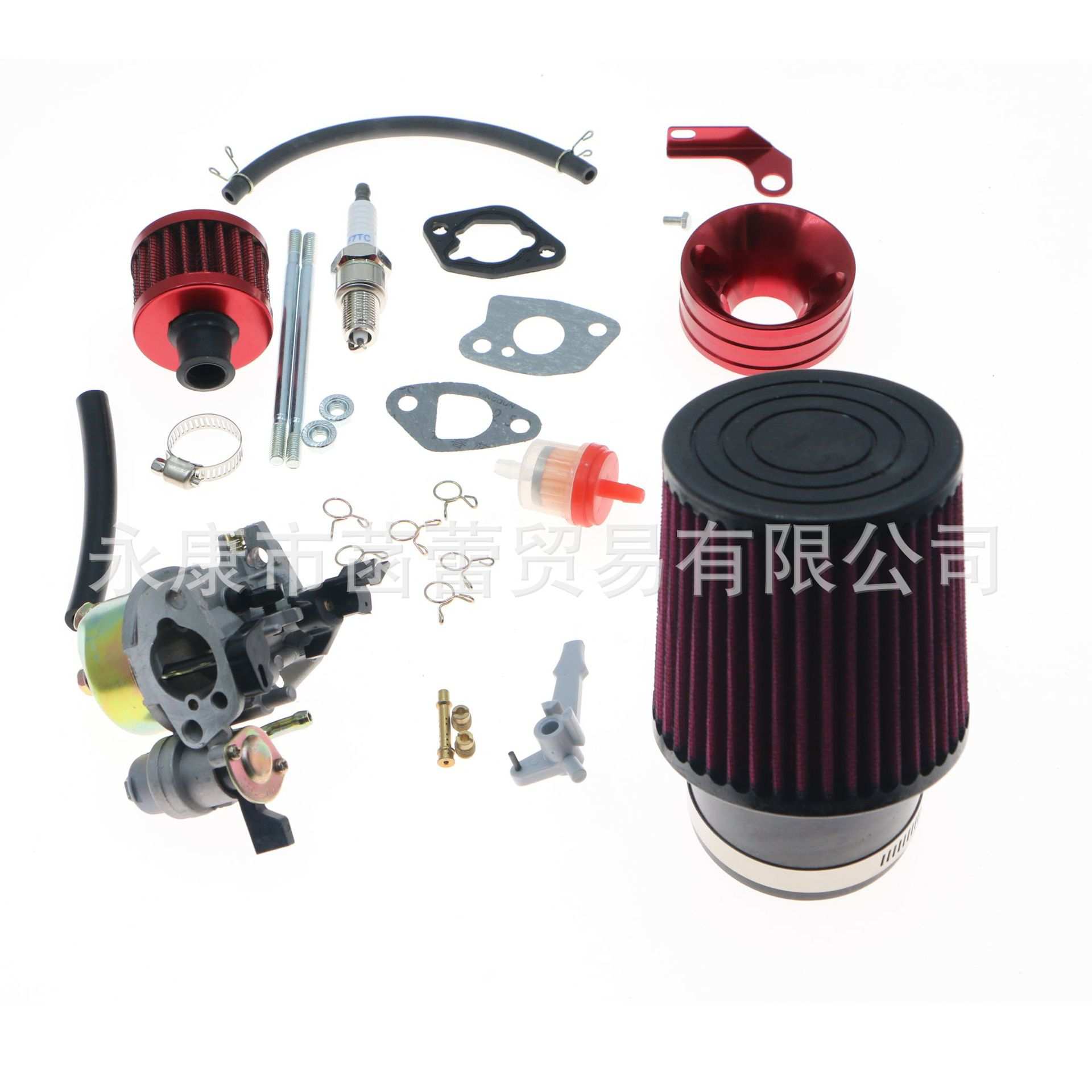 212CC CT200改装化油器168F汽油机空气滤清器套件GX160化油器