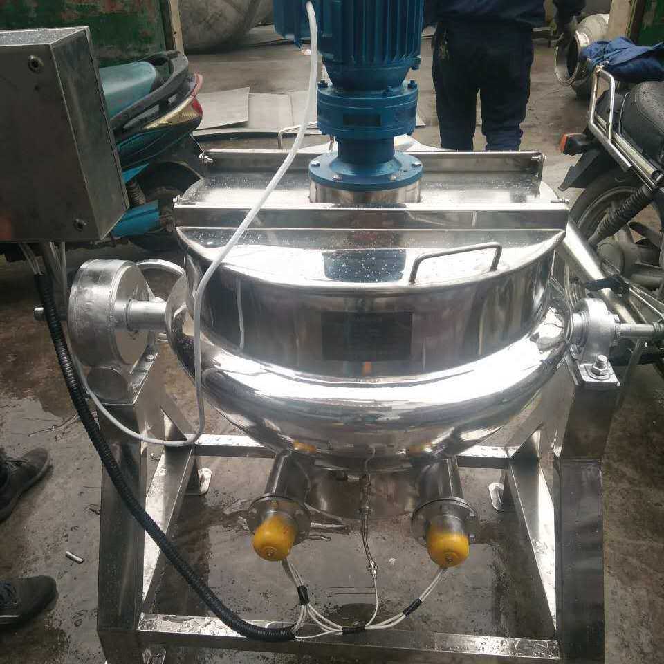 厂家产销农村办厂创业项目商用煮锅煮粥大锅不锈钢可倾电加热夹层