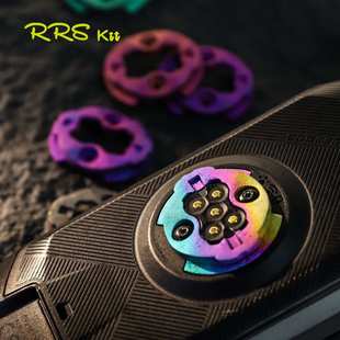 Rrskit 适用佳明1050码表底座卡扣钛合金 3D打印卡扣修补件便携式