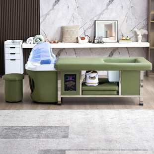 Thai style shampoo and massage bed