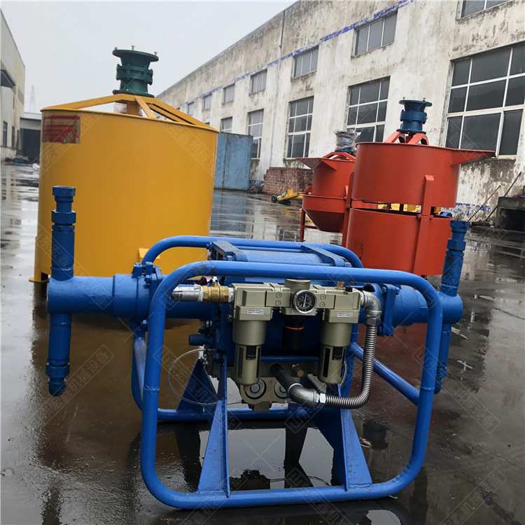 矿用小型水泥浆双液注浆泵2ZBQ24/10防爆双缸风动双液注浆机