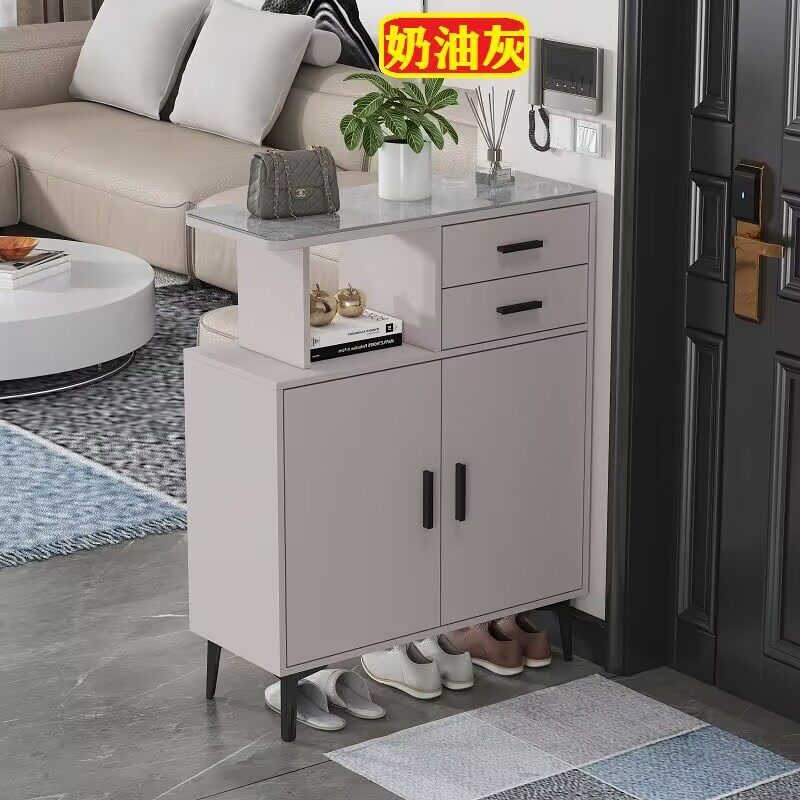 门厅玄关储物柜一体隔断简约现代