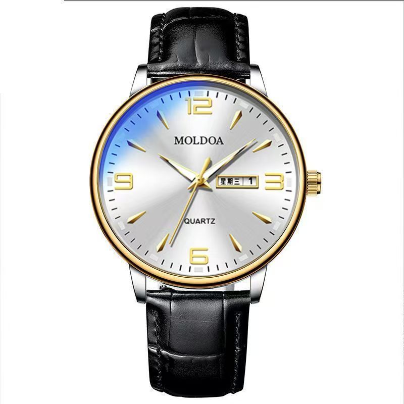 摩尔多全自动机芯手表男士日历