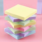 彩色便利贴便签本留言N次贴便条纸可爱莫兰迪色便签纸办公记事贴