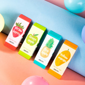 得力大号水果橡皮擦防丢中小学生无屑干净巨无霸儿童幼儿园铅笔擦