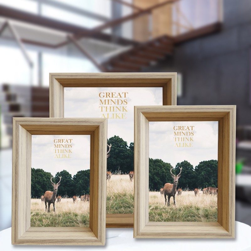 加厚现代简约欧式相框摆台5 6 7 8 10 12 16 寸8K4开A3A4画框挂墙