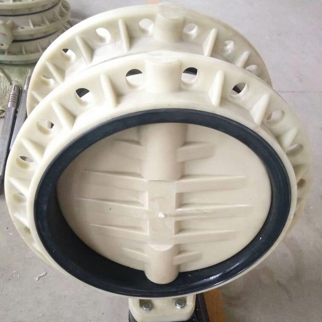 供应FRPP涡轮蝶阀 耐高温90度 耐腐蚀阀座EPDM DN500 3500元一台