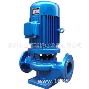 管道离心泵7.5KW循环水泵 大量供应 广一牌GD100 19立式