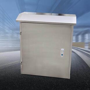 户户外源配电箱不外锈钢配电柜电箱家用家用双门控制箱室外浅灰色