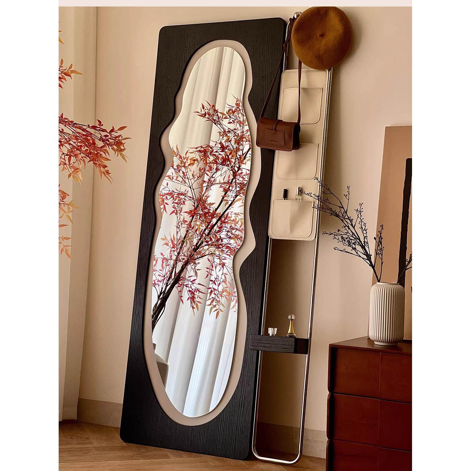 寿安五灶夜光湖全身镜落地镜家居卧室试衣镜壁挂镜入口