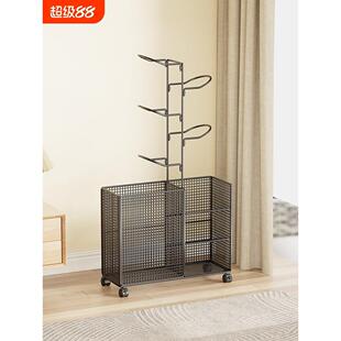 篮球收纳架家用足球整理收纳筐儿童球类置物架子瑜伽分层移动铁艺