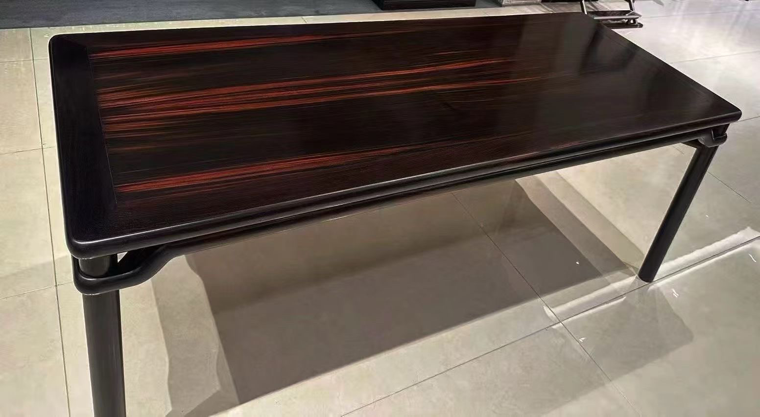 大红酸枝交趾黄檀精品罗锅枨内翻马蹄足画案茶桌苏作明清红木家具