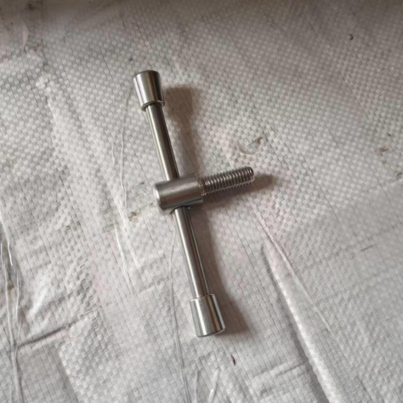 杠铃手柄，304不锈钢手柄，锁紧手柄，柳叶手柄，M 10锁紧件