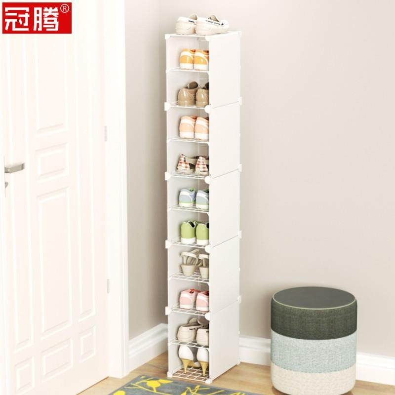 小鞋架迷你窄20cm单排高立式小型简易鞋架22厘米内墙角鞋柜省空间