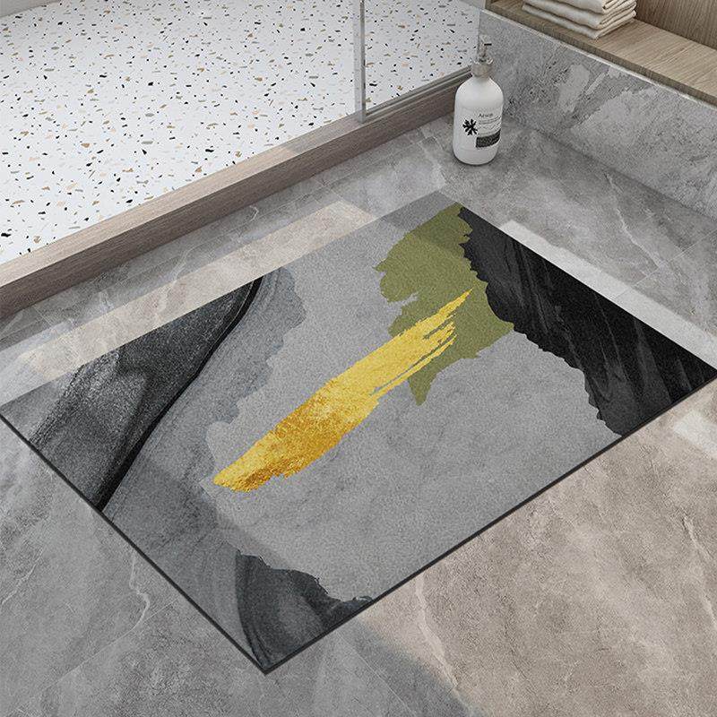 简约现代浴室防滑吸水地垫家用卫浴淋浴化妆室门口超薄速干脚垫子,居家布艺,家用脚垫,淘宝优惠券,粉丝福利购,淘宝优惠卷