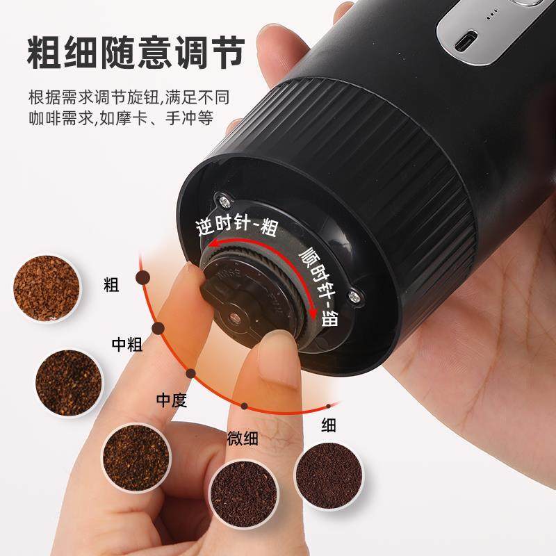 电动磨豆机家用小型手动咖啡豆研磨机便携全自动研磨器手磨咖啡机
