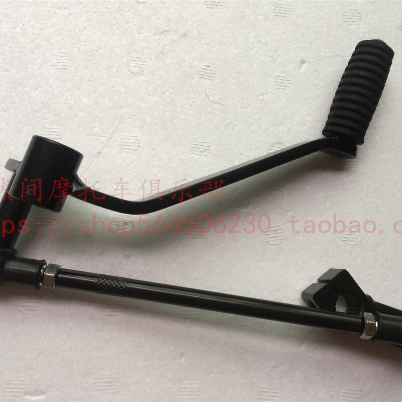 奔达250摩托车  BD400原驰兽  BOX400 变档杆总成 刹车杆总成